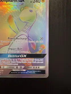 Ampharos GX (Secret) 185/181 Secret Rare Holo NM Pokemon SM - Team Up - Image 3