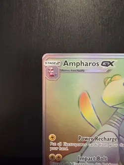 Ampharos GX (Secret) 185/181 Secret Rare Holo NM Pokemon SM - Team Up - Image 4