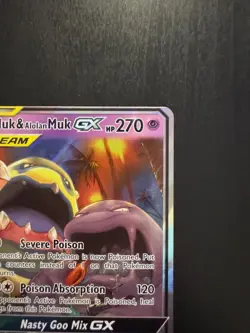 Pokemon TCG Muk & Alolan Muk GX 61/214 Tag Team Unbroken Bonds English 2019 - Image 3