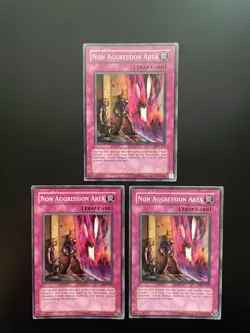 Yugioh Non Aggression Area PGD-101 Common Unlimited Edition MP/HP X3 - Image 1
