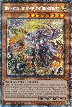 Yugioh! Dogmatika Fleurdelis, the Thunderbolt - DOOD-EN026 - Starlight Rare - 1s - Image 1