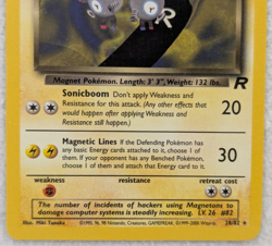 2000 Dark Magneton #28 Team Rocket Regular Pokemon Card Rare 1st Edition - Image 3