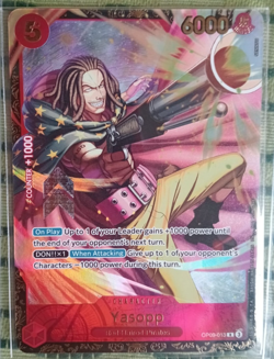 Top 64 Prize Card OP09-013 Yasopp Sealed One Piece card 2025 Regional Season 2 - Image 1
