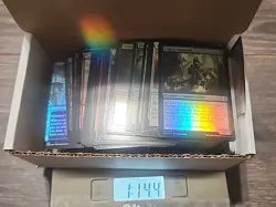 Bulk Magic The Gathering FOIL Uncommons about 1 lb 10 oz of cards NO BASIC LANDS - Image 2