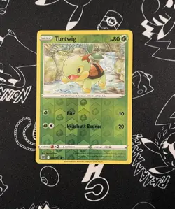 Pokemon TCG Turtwig 006/172 Common Reverse Holo Card Brilliant Stars - Image 1