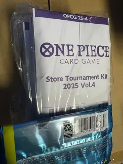 One Piece Card Game Store Tournament Kit 2025 Vol 4 x8 NEW/SEALED - Image 1