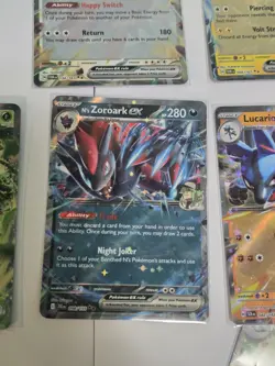 Pokemon TCG Double Rare EX Lot 23 Cards Near Mint With 151 Electabuzz Tin - Image 4
