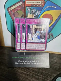 3 X Laundry Trap MP22-EN231 Rare Yu-Gi-Oh Card 1st Edition New - Image 1