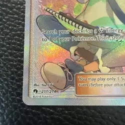 Pokemon TCG Mina Full Art 211/214 Sm-Lost Thunder Holo Card Ultra Rare NM/Mint - Image 5