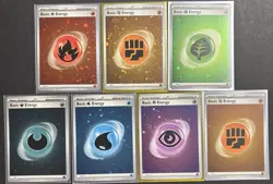 TCG Pokemon Holo Foil Basic Energy Cards SVE Lot 7 Cards NM🔥 - Image 1
