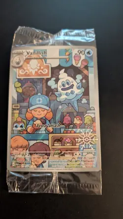 Vanillish 190/182 Pokemon TCG Holiday Calendar 2025 Festive Stamp Promo Card - Image 1