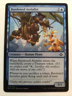 MTG Modern Horizons 2 Burdened Aerialist Foil 038/303 NM - Image 1
