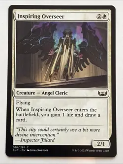 MTG Streets of New Capenna Inspiring Overseer 018/281 LP - Image 1