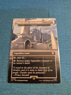 MTG LOTR White Tower of Ecthelion / Karakas #367 Commander Lord of the Rings - Image 1