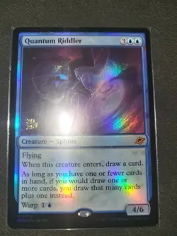 Quantum Riddler FOIL PRERELEASE PROMO Edge of Eternities EOE MTG - Image 1
