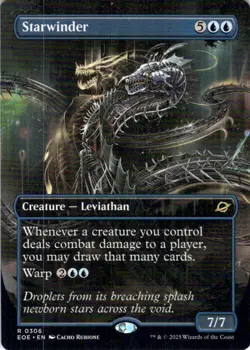 MTG Starwinder (0306) (Borderless) (306) | NM | Edge of Eternities {EOE} - Image 1