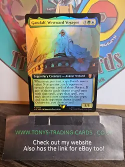 Gandalf, Westward Voyager FOIL - M LTC 0089 - MTG: LOTR - Pack Fresh Ultra Rare - Image 3