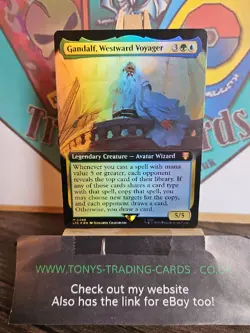 Gandalf, Westward Voyager FOIL - M LTC 0089 - MTG: LOTR - Pack Fresh Ultra Rare - Image 5