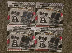 Pokemon White Flare SV10.5 3-Pack Tech Sticker Collection Lot Of 4 - Image 1