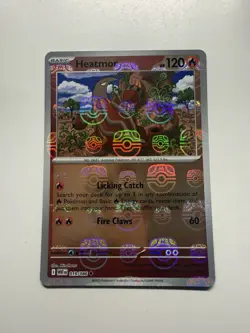 Heatmor 019/086 Master Ball Pattern SV: Black Bolt English Pokemon TCG - Image 1