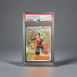 2025 Pokemon DRI EN Ethan’s Adventure PSA 10 GEM MINT - SIR #236 - Image 1