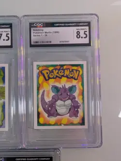 Pokemon Merlin Sticker Series 1- CGC Lot Of 3 - Image 3