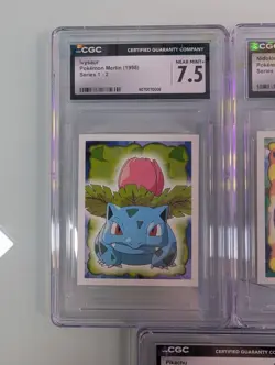 Pokemon Merlin Sticker Series 1- CGC Lot Of 3 - Image 4