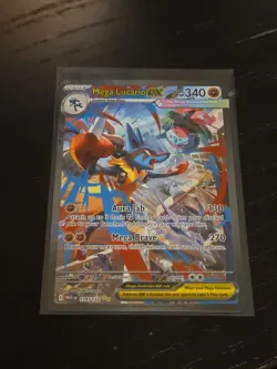 Mega Lucario Ex 179 SIR Pokemon Mega Evolutions Gem Mint - Image 1