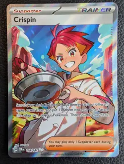 Crispin - 164/142 Stellar Crown (Pokemon) Full Art Ultra Rare - Image 1