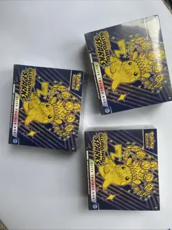 Lot Of 3 surging Sparks ETB elite trainer box Pokemon - Image 1