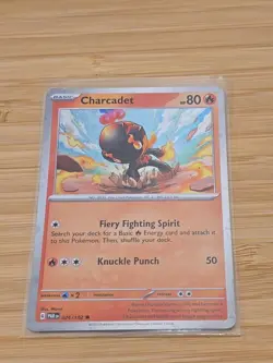 Pokemon TCG Charcadet 026/182 Paradox Rift Cosmos Holo Armarouge Collection NM - Image 1