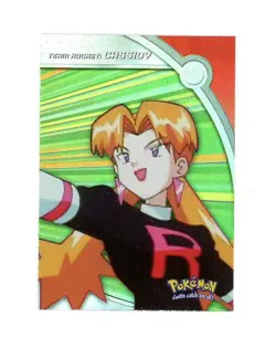 RARE 2000 Topps Pokemon TV RAINBOW FOIL SP CASSIDY - Team Rocket SEE - Image 1