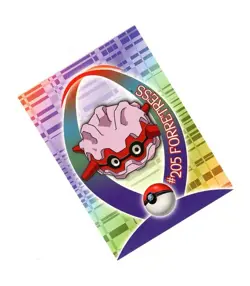 RARE 2001 Topps POKEMON JOHTO #205 FORRETRESS STICKER! LP - Image 1