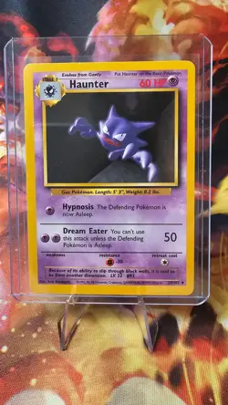 Pokemon TCG Haunter 29/102 Vintage Normal LP 👻Unlimited Uncommon 👻 - Image 1