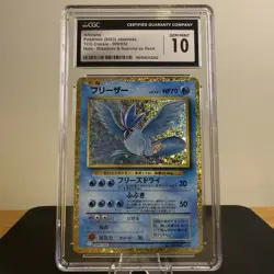 Pokemon TCG Articuno 009/032 Blastoise Suicuine Deck JPN 2023 CGC GEM 10 - Image 1