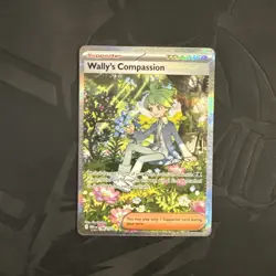 Wally's Compassion - 186/132 - SIR - Mega Evolutions - Pokemon TCG MINT NEW - Image 1