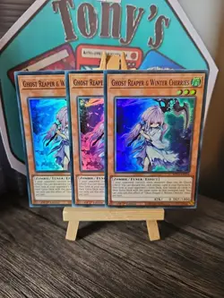 3 X Ghost Reaper & Winter Cherries - MP22-EN256 - Super Rare - 1st Ed - YuGiOh - Image 1