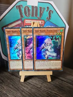3 X Ghost Reaper & Winter Cherries - MP22-EN256 - Super Rare - 1st Ed - YuGiOh - Image 4