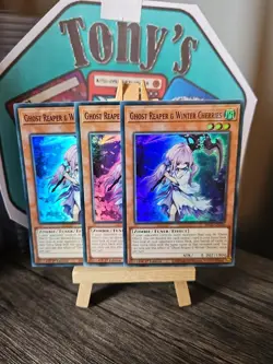 3 X Ghost Reaper & Winter Cherries - MP22-EN256 - Super Rare - 1st Ed - YuGiOh - Image 5