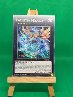 Exosister Mikailis MP23-EN256 Prismatic Secret Rare 1st Edition Yugioh Holo - Image 3