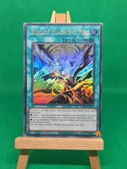 MP23-EN242 Runick Flashing Fire Ultra Rare 1st Edition YuGiOh - Image 3