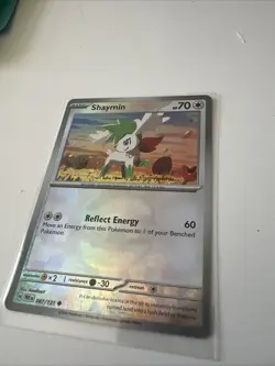 Pokemon TCG Shaymin Master Ball Prismatic Evolutions Card 87/131 - Image 1
