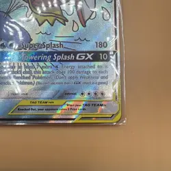 Pokemon SM Team Up Holo Card Magikarp Wailord GX Alternate Full Art 161/181 - Image 3