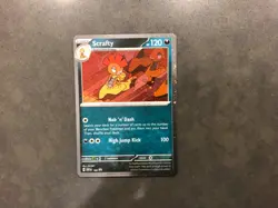 Pokemon TCG - Scrafty - 188 - SV: Scarlet & Violet Promo Cards (SVP) Black Star - Image 1