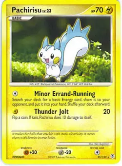 2x (pok-DP-035) Pachirisu (R) Pokemon Diamond & Pearl Base Set Card # 35 - Image 1