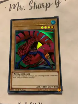 RIESIGE ROTE SEESCHLANGE - 1. AUFLAGE LCKC-DE097 DE Yu Gi Oh! CARD ULTRA RARE - Image 3