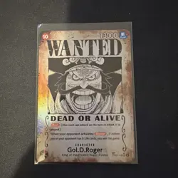 Gol D Roger OP09-118 SP Wanted Poster Manga OP13 One Piece Card English Carrying - Image 1