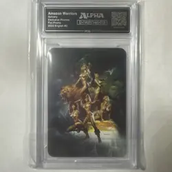 Amazon Warriors Exclusive Promo Alpha Investments PCG Mint 9 - Image 2