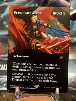 MTG | Dragonback Assault (0355 - Borderless) [Tarkir: Dragonstorm] NF - Image 1