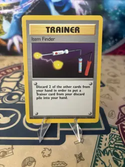 Item Finder 074/102 Base Set Unlimited Rare Pokemon TCG - Image 1